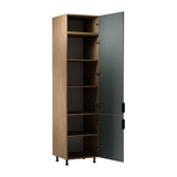 Hochschrank D60RWN L/L - Sorento Grün Sonoma Eiche - Mehr Stauraum für Ihre Küche. - ROYAL24_MARKT