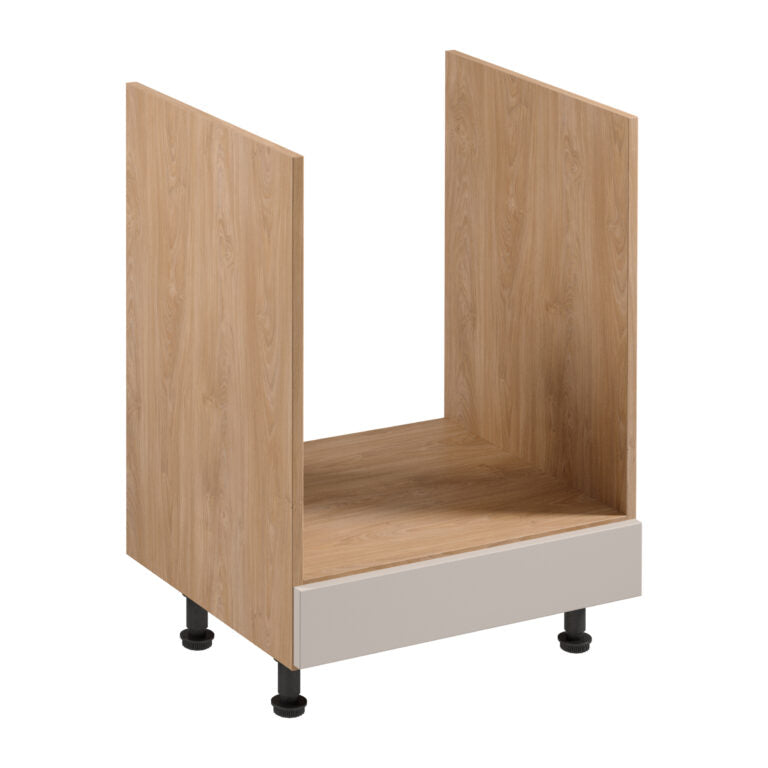 Herdumbauschrank D60ZK - Sorento Beige Sonoma Eiche - optimaler Stauraum für Ihre Küche - ROYAL24_MARKT