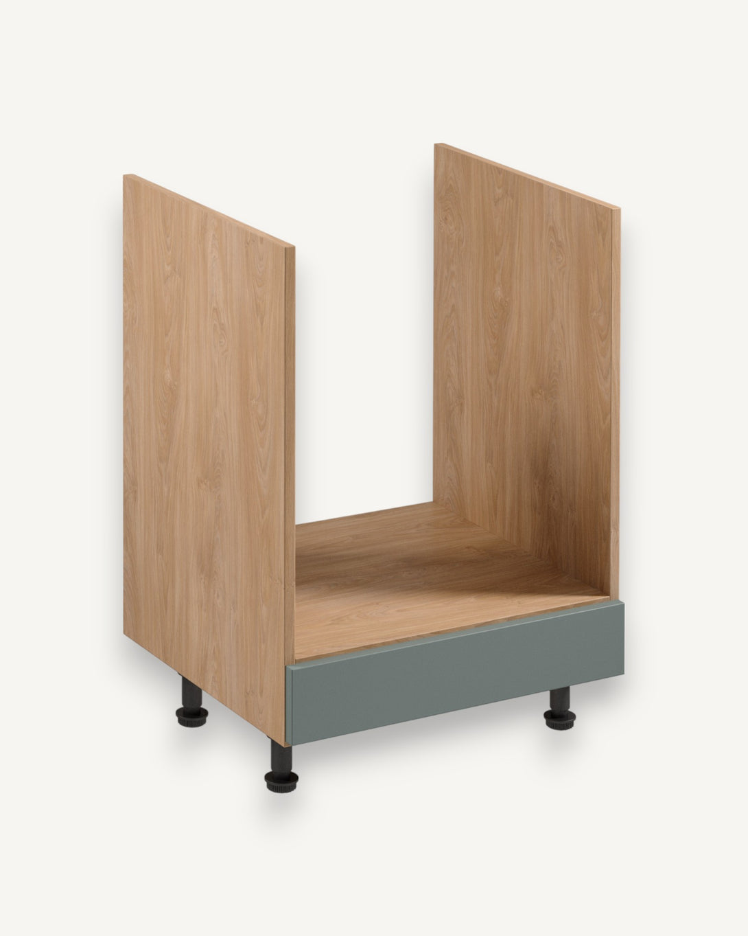 Herdumbauschrank D60ZK - Sorento Grün Sonoma Eiche - Stilvolle Lösung für integrierte Küchengeräte. - ROYAL24_MARKT