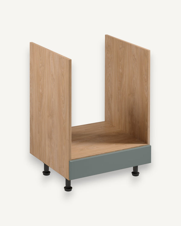 Herdumbauschrank D60ZK - Sorento Grün Sonoma Eiche - Stilvolle Lösung für integrierte Küchengeräte. - ROYAL24_MARKT