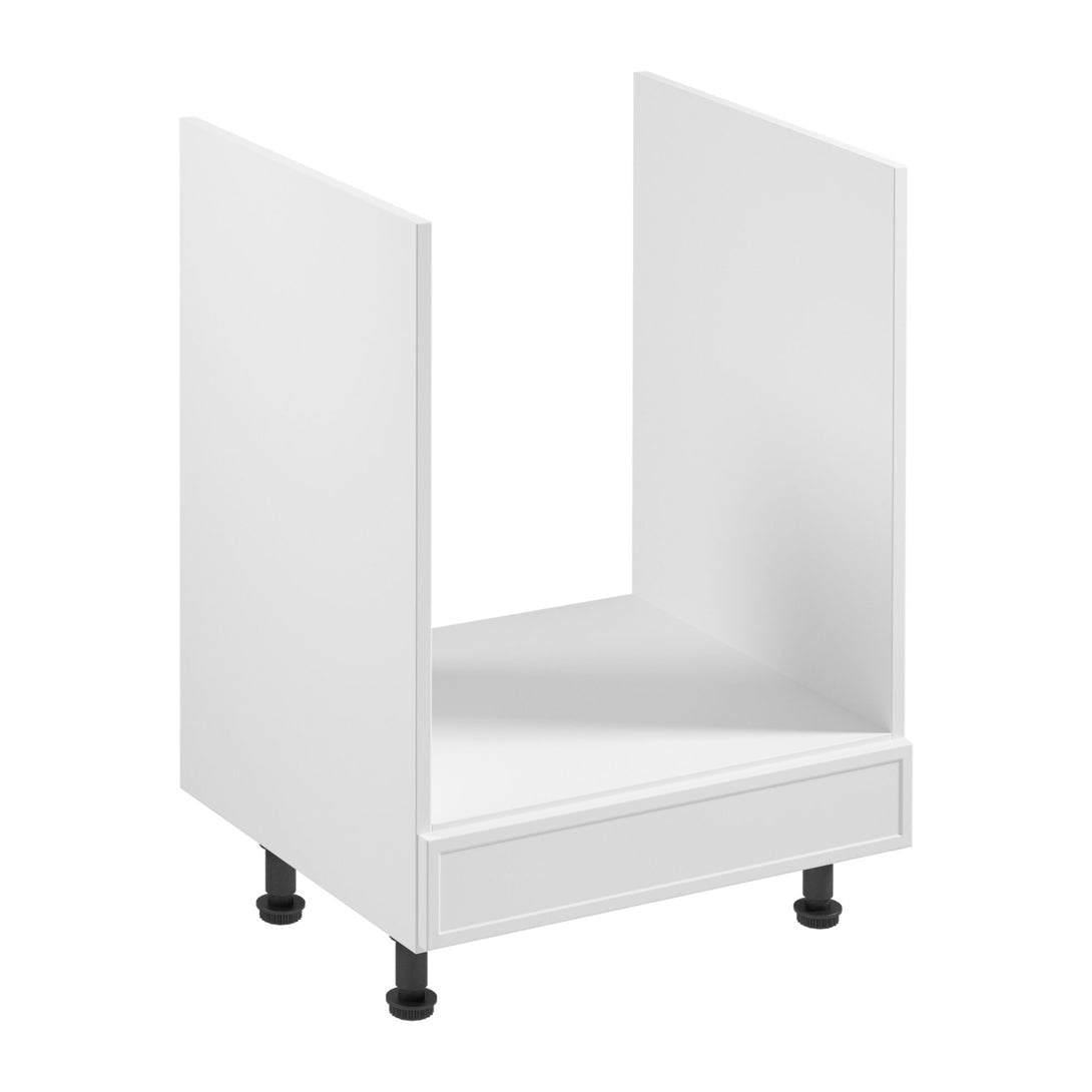 Herdumbauschrank D60ZK - Sorento Weiß - Eleganter Herdumbauschrank für stilvolles Kochen. - ROYAL24_MARKT