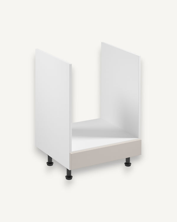 Herdumbauschrank D60ZK - Sorento Weiß Beige - Perfekter Rahmen für Ihre Kochzone. - ROYAL24_MARKT