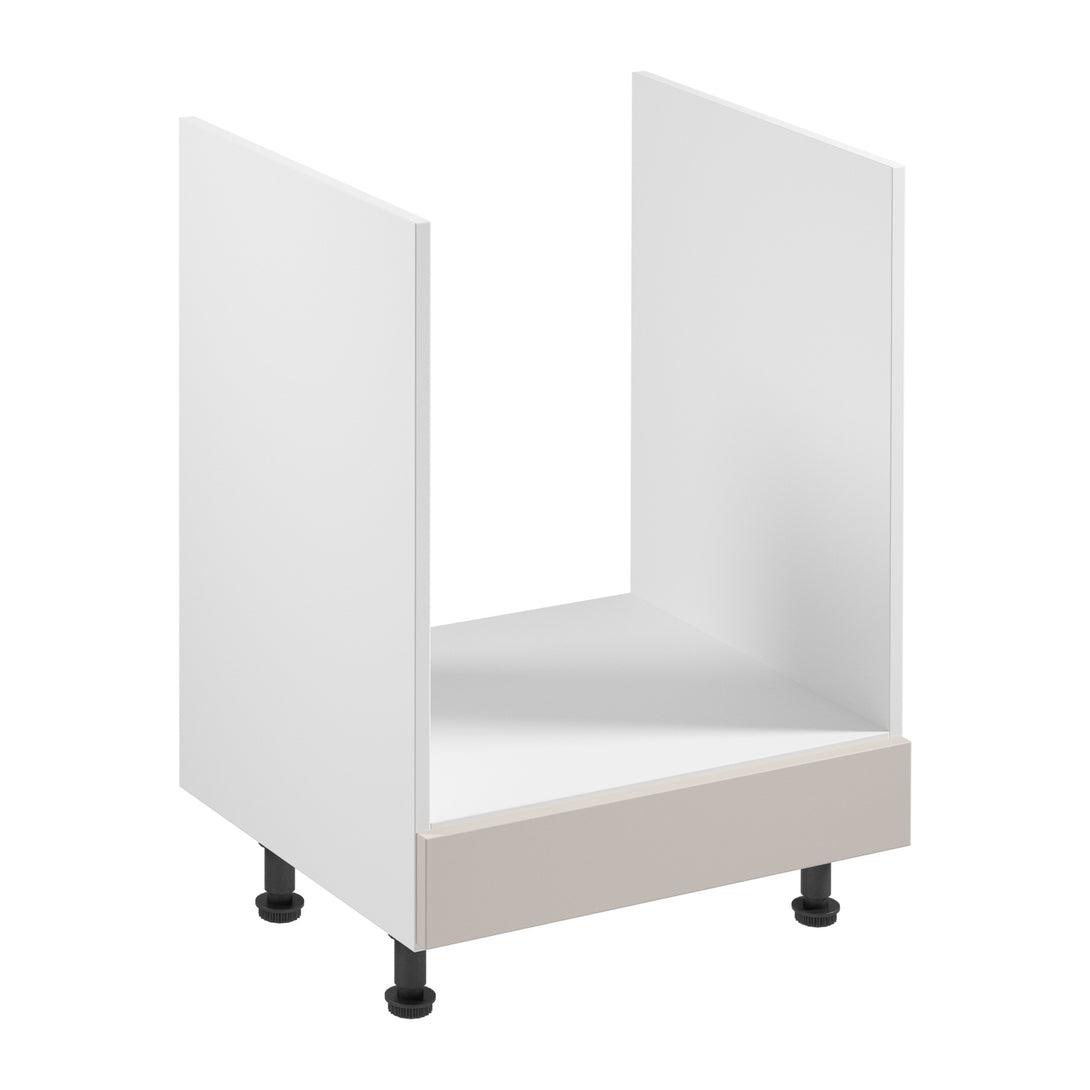 Herdumbauschrank D60ZK - Sorento Weiß Beige - Perfekter Rahmen für Ihre Kochzone. - ROYAL24_MARKT