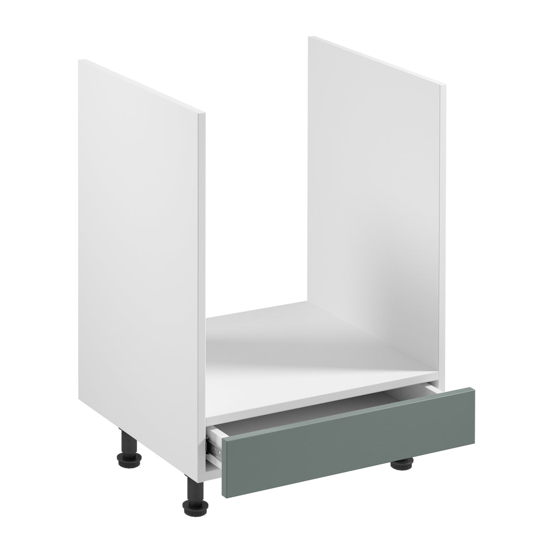 Herdumbauschrank D60ZK - Sorento Weiß Grün - Praktische Lösung für eine aufgeräumte Küche. - ROYAL24_MARKT