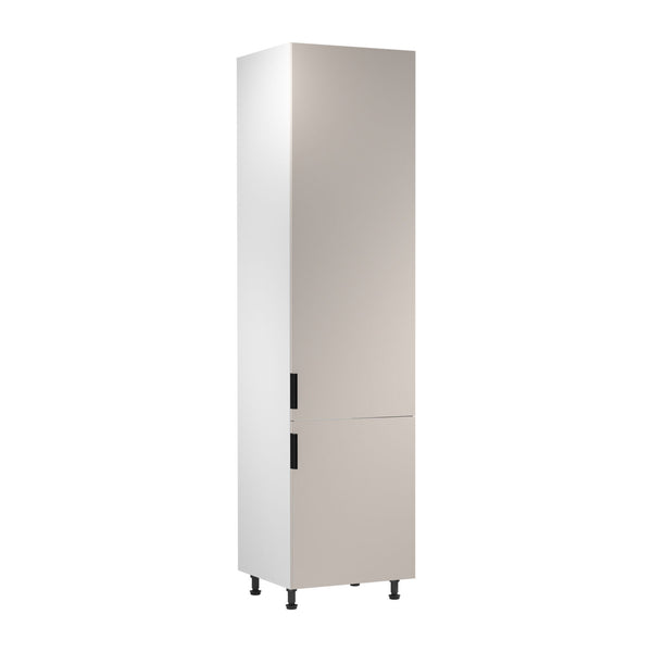 Kühlumbauschrank D60ZLN P/L - Sorento Weiß Beige - Perfekte Integration für Ihren Kühlschrank. - ROYAL24_MARKT