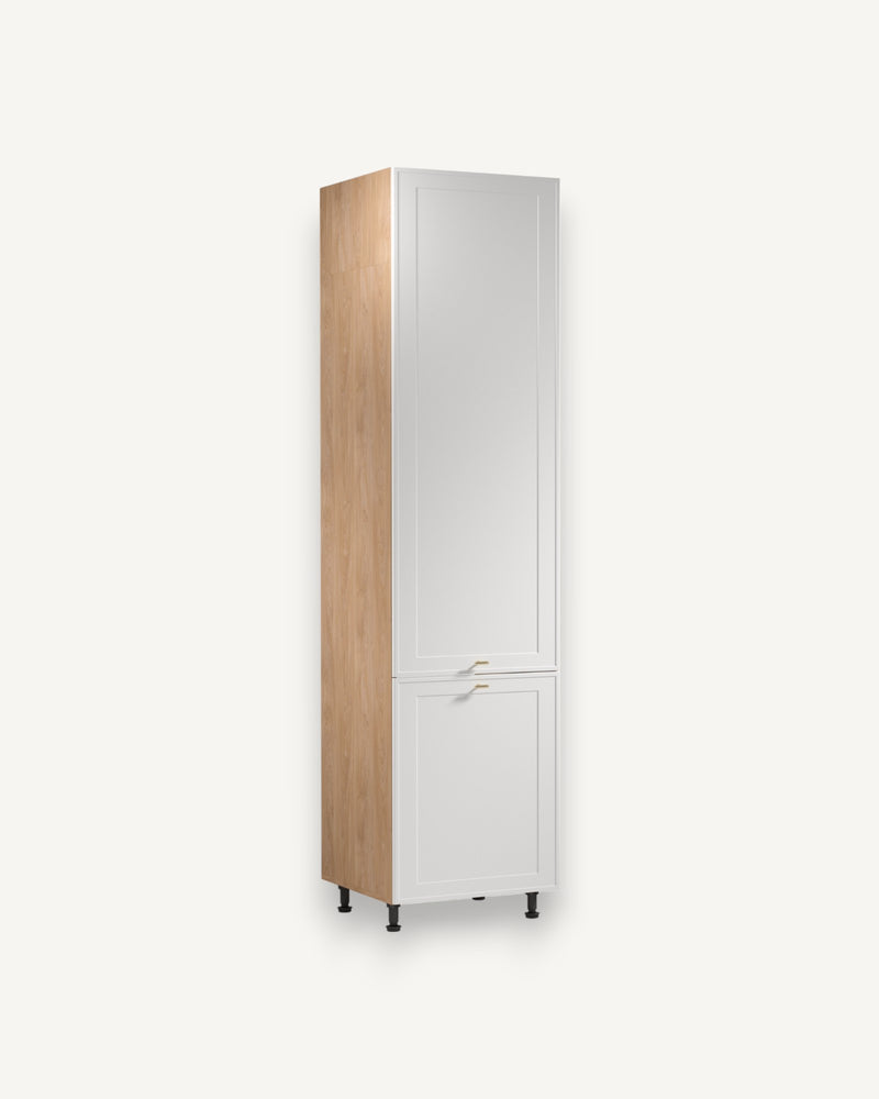 Kühlumbauschrank D60ZLN P/L - Sorento Sonoma Eiche Weiß - Für mehr Eleganz in Ihrer Küche.