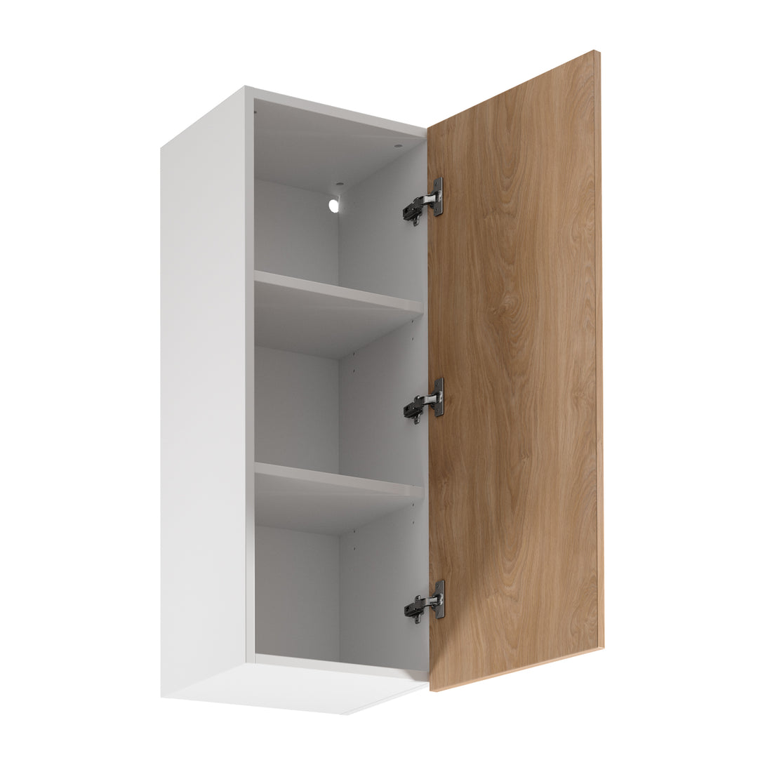 Hängeschrank G40 P/L - Sorento Weiß Sonoma Eiche - Organisiertes und robustes Design für Ihre Küche. - ROYAL24_MARKT