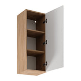 Hängeschrank G40 P/L - Sorento Sonoma Eiche Weiß - Praktischer Hängeschrank mit viel Stauraum.