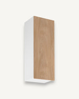 Hängeschrank G40 P/L - Sorento Weiß Sonoma Eiche - Organisiertes und robustes Design für Ihre Küche. - ROYAL24_MARKT