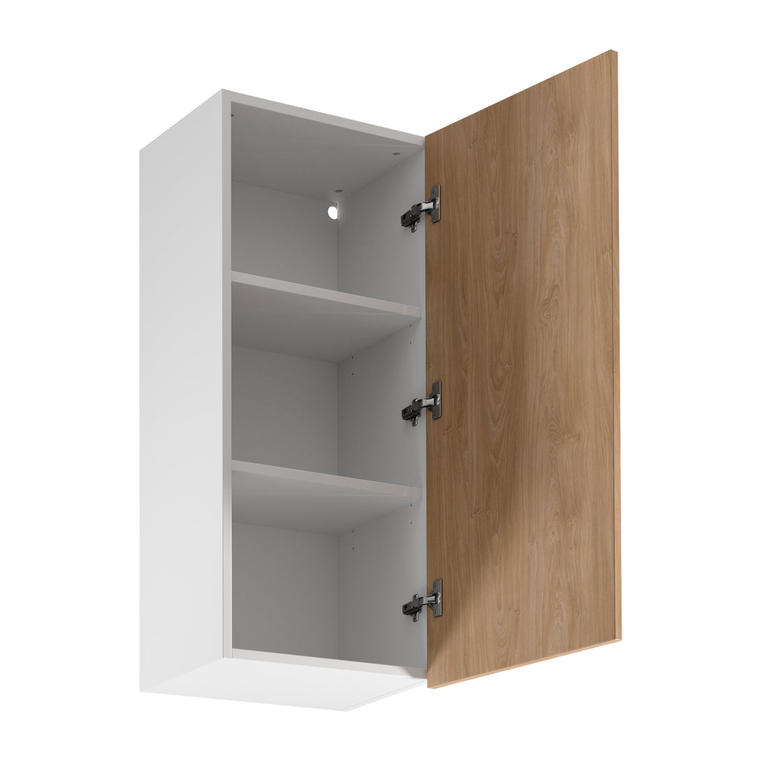 Hängeschrank G45 P/L -Sorento Weiß Sonoma Eiche -Hervorragendes Design mit Stauraum für Ihre Küchenutensilien. - ROYAL24_MARKT