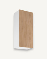 Hängeschrank G45 P/L -Sorento Weiß Sonoma Eiche -Hervorragendes Design mit Stauraum für Ihre Küchenutensilien. - ROYAL24_MARKT