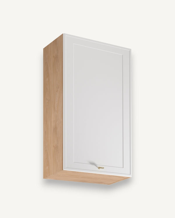 Hängeschrank G60 P/L - Sorento Sonoma Eiche Weiß - Praktisch für Ihre Küchenutensilien. - ROYAL24_MARKT