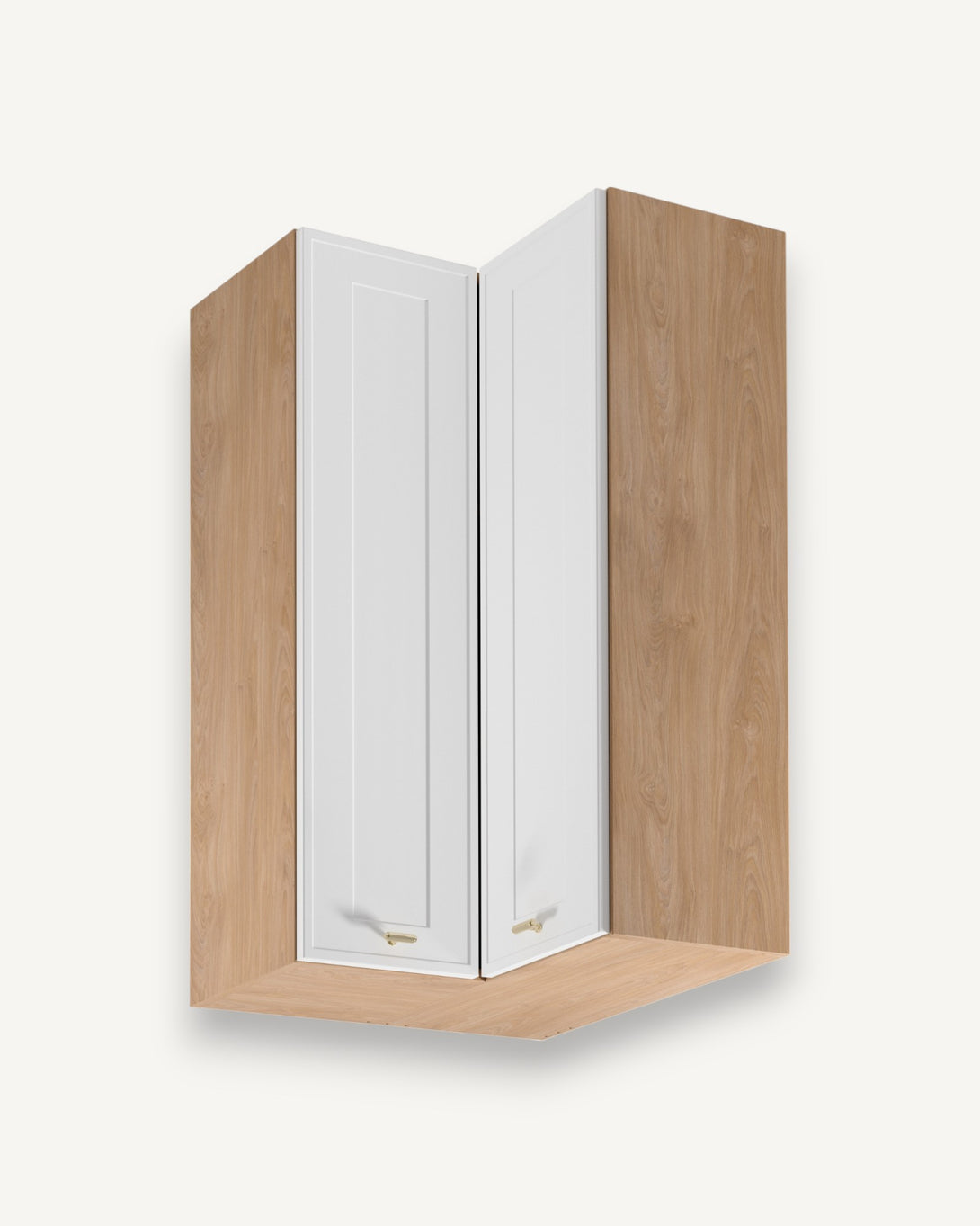 Eckhängeschrank G60N2 – Sorento Sonoma Eiche Weiß - Für eine praktische und elegante Küche. - ROYAL24_MARKT