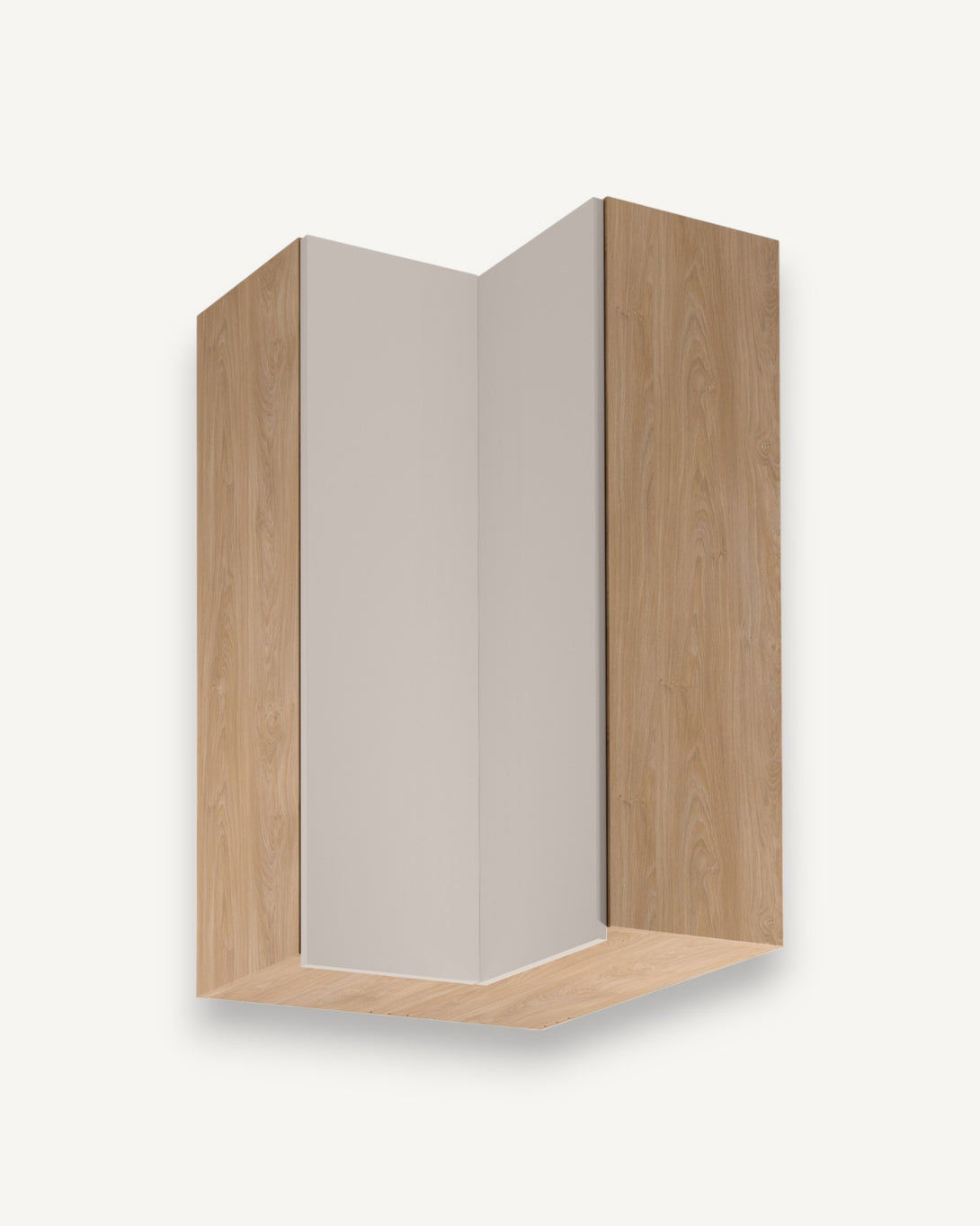 Eckhängeschrank G60N2 – Sorento Beige Sonoma Eiche - platzsparende Lösung für Ihre Küche - ROYAL24_MARKT