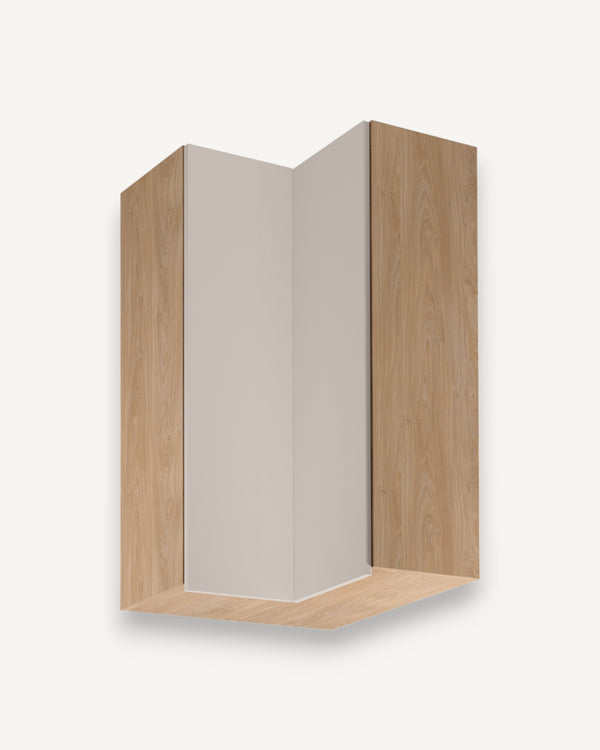 Eckhängeschrank G60N2 – Sorento Beige Sonoma Eiche - platzsparende Lösung für Ihre Küche - ROYAL24_MARKT