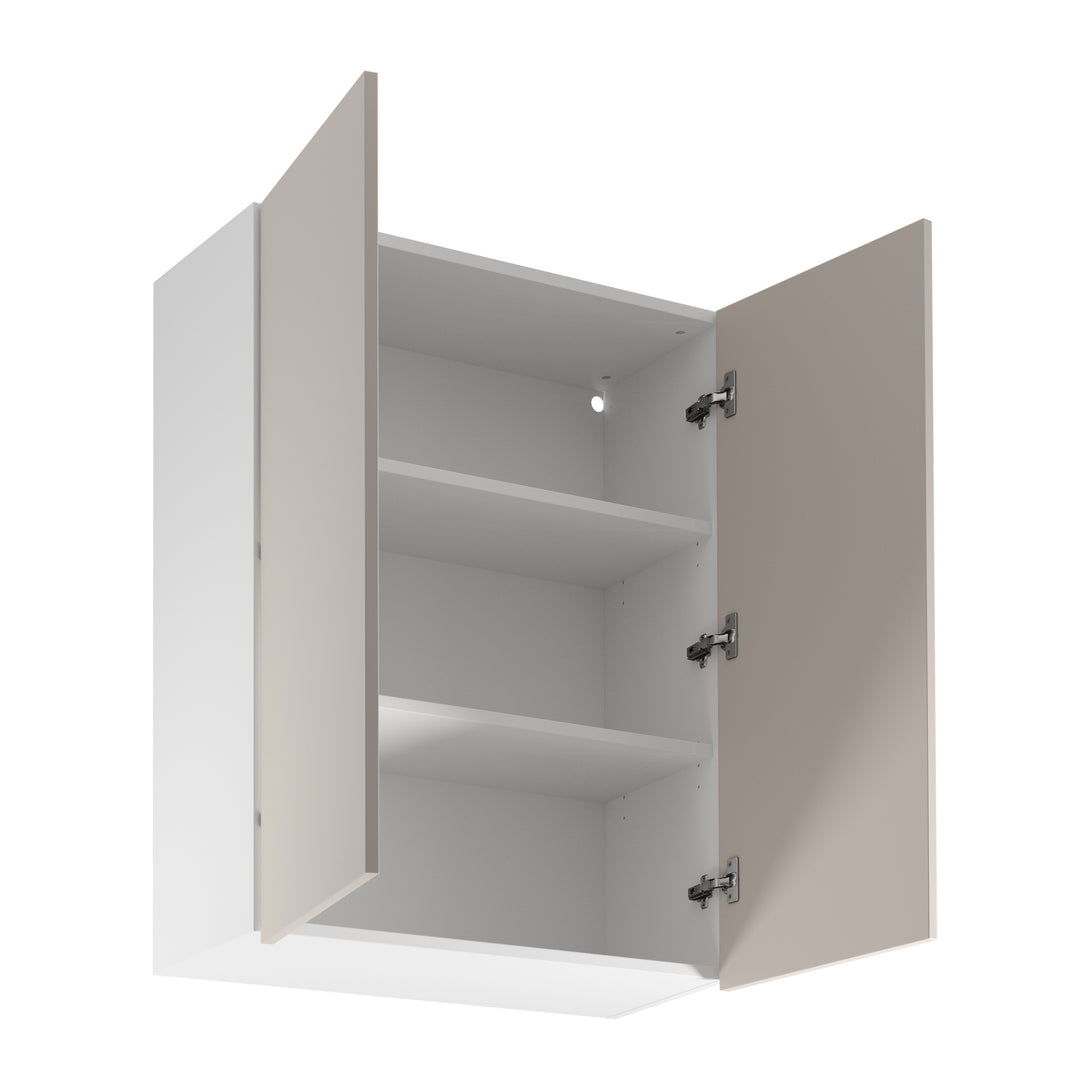 Hängeschrank G80 - Sorento Weiß Beige - Praktische Höhe für leichten Zugriff. - ROYAL24_MARKT