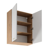 Hängeschrank G80 - Sorento Sonoma Eiche Weiß - Hängeschrank in zeitlosem Design.