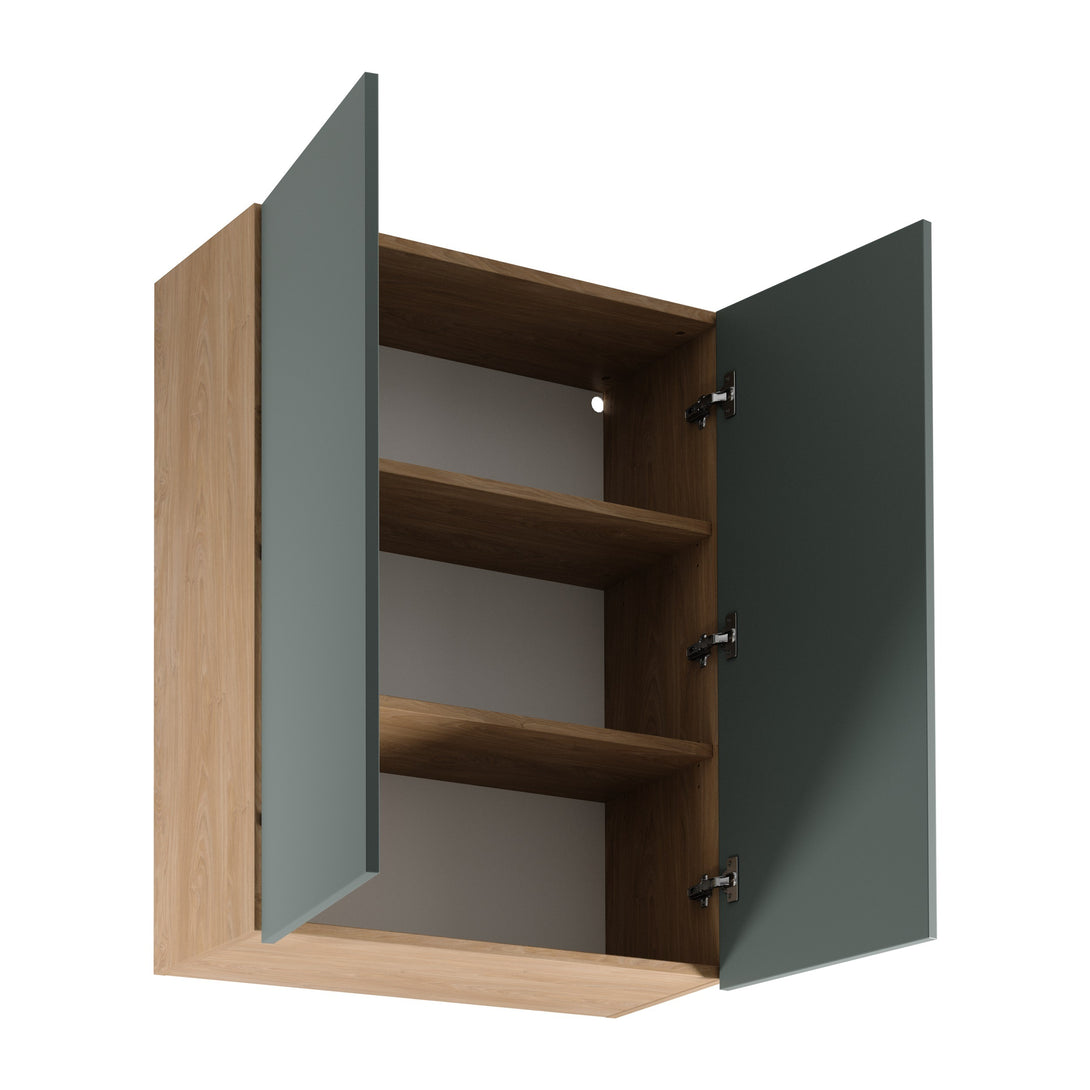 Küchenzeile - Sorento / Grün & Sonoma Eiche (Matt) - K1-G200 cm - ROYAL24_MARKT