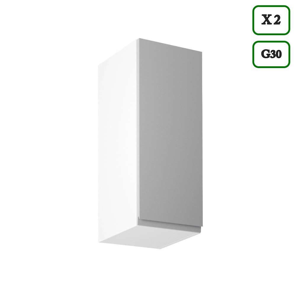 Winkelküche K92-G350 - Aspen Grau - Schlicht, funktional und elegant - ROYAL24_MARKT