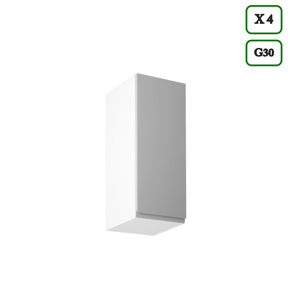 Küchenzeile in U-Form K102-G780 - Aspen Grau - Rundum gut organisiert - ROYAL24_MARKT