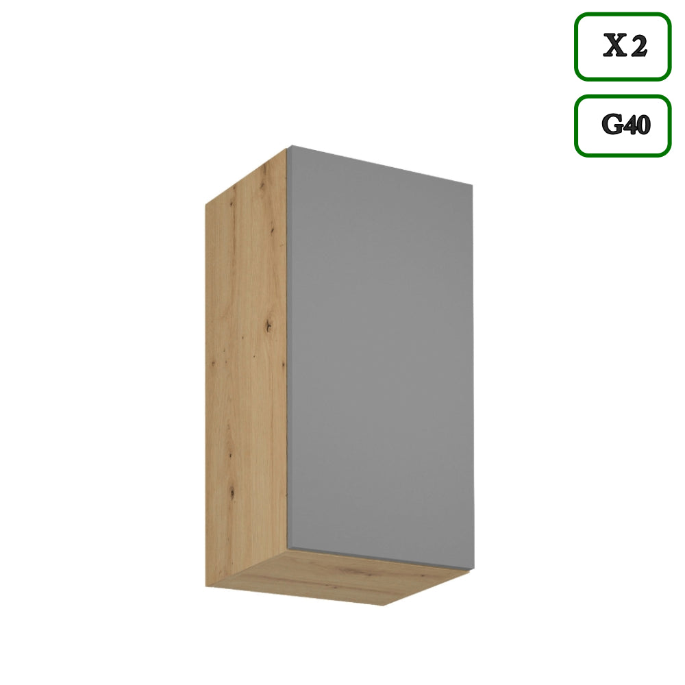 Küchenzeile K98-G280 - Langen Beige - Raumeffizienz mit Charakter - ROYAL24_MARKT