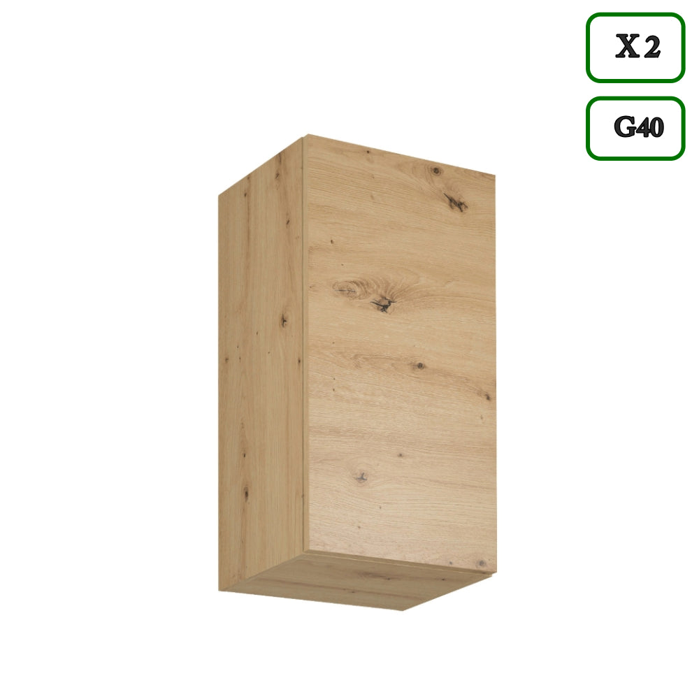 Küchenzeile K98-G280 - Langen Grau-Artisan - Raumeffizienz mit Charakter - ROYAL24_MARKT