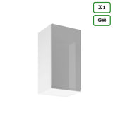 Küchenzeile K101-G240 - Aspen Grau - Stilvoll kochen auf kleinem Raum - ROYAL24_MARKT