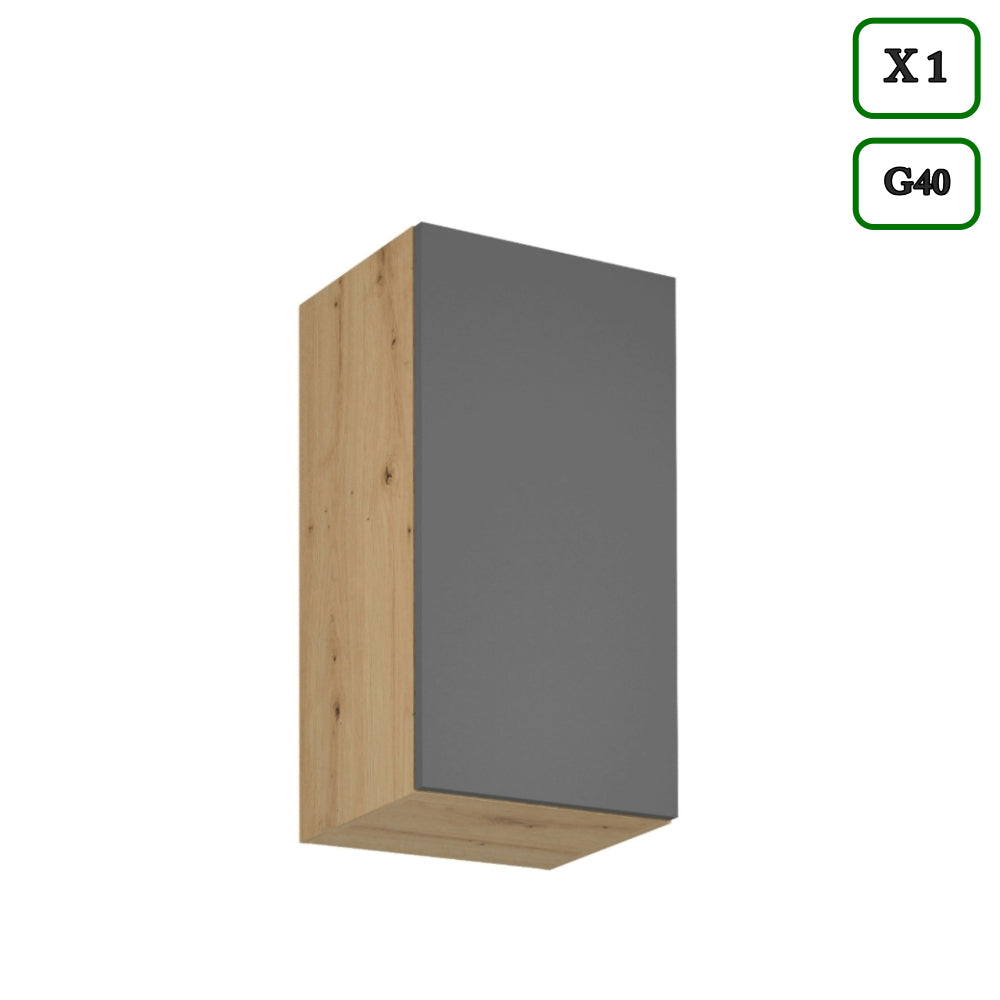 Winkelküche K99-G270 - Langen Grau - Design trifft Funktionalität - ROYAL24_MARKT