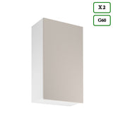 Küchenzeile - Sorento - Weiß Beige (Matt) - K58-400 cm - ROYAL24_MARKT