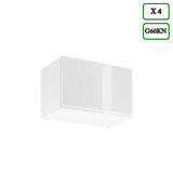 Küchenzeile K101-G240 - Aspen Weiß - Stilvoll kochen auf kleinem Raum - ROYAL24_MARKT