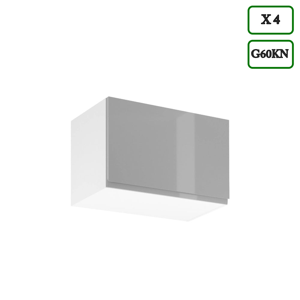 Küchenzeile K101-G240 - Aspen Grau - Stilvoll kochen auf kleinem Raum - ROYAL24_MARKT