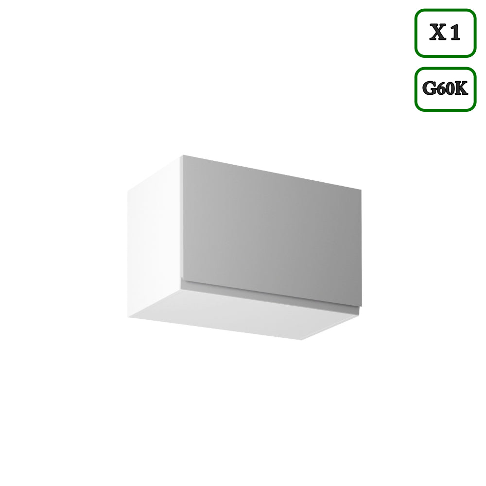 Küchenzeile K91-G320 - Aspen Grau - Platzsparend und stilvoll zugleich - ROYAL24_MARKT