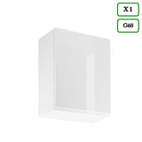 Küchenzeile K65-G400 - Aspen Weiß - Zeitloses Design für jede Kücheneinrichtung - ROYAL24_MARKT