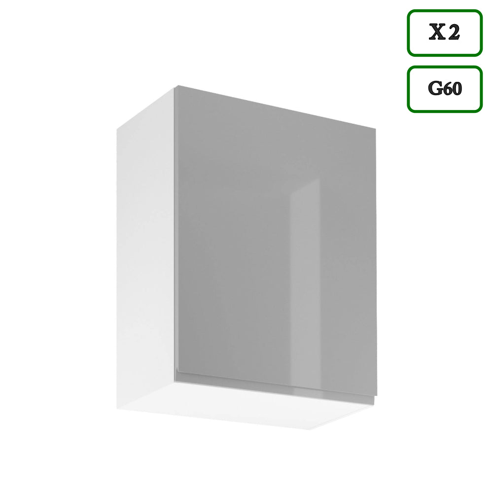 Winkelküche K92-G350 - Aspen Grau - Schlicht, funktional und elegant - ROYAL24_MARKT