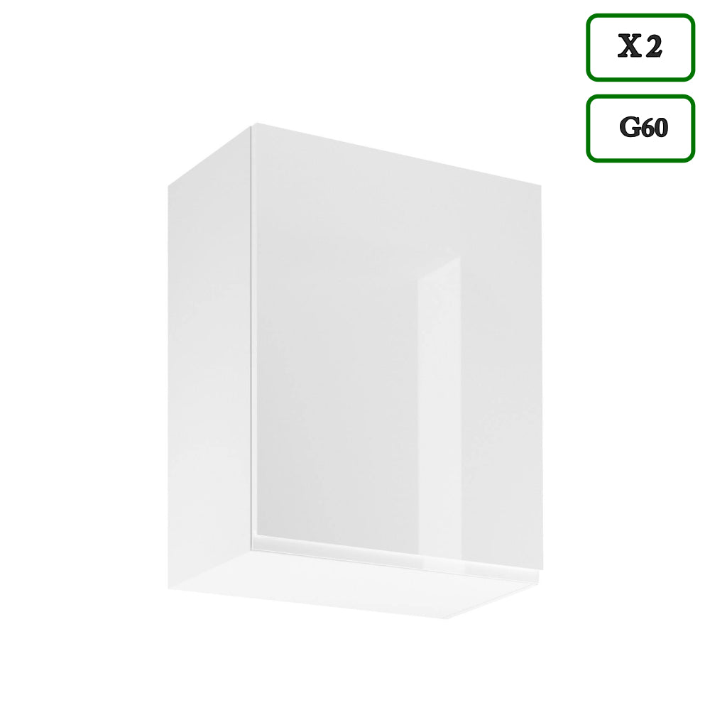 Winkelküche K92-G350 - Aspen Weiß - Schlicht, funktional und elegant - ROYAL24_MARKT