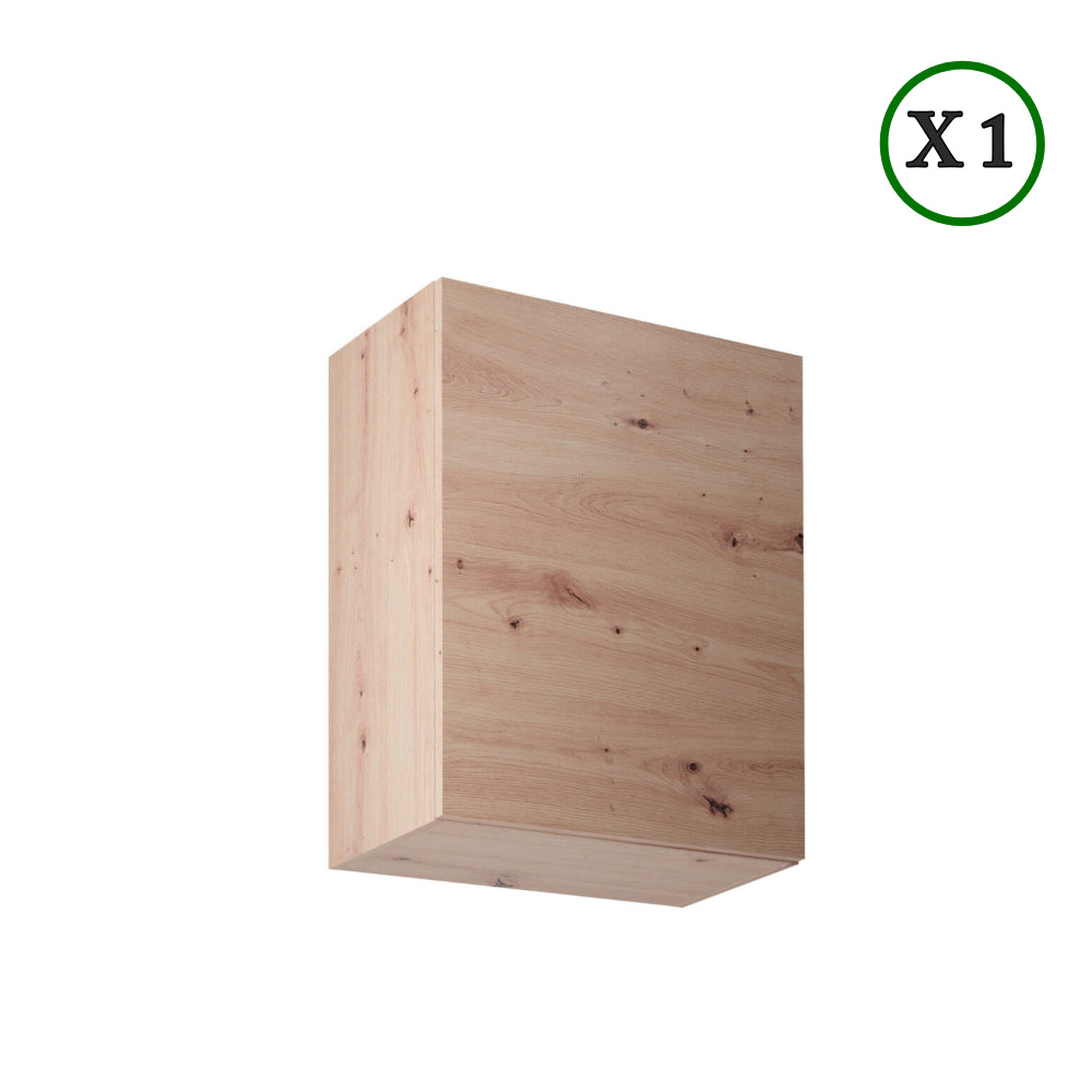 Küchenzeile - Langen - Artisan Eiche & Grau (Matt) - K14-G140 cm