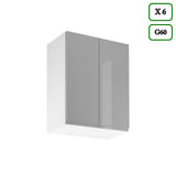 Küchenzeile K107-G860 - Aspen Grau - Rundum gut organisiert - ROYAL24_MARKT