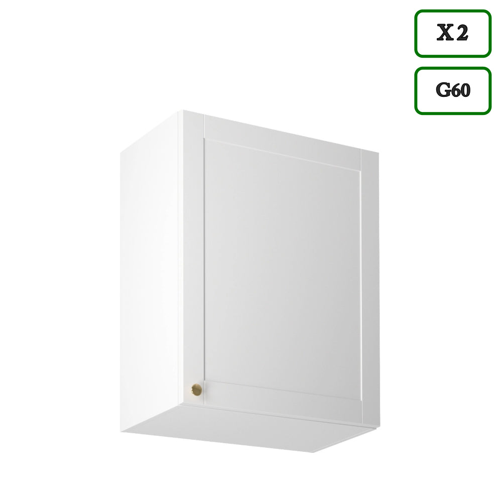 Küchenzeile Mit Insel - Linea - Weiß (Matt) - K2-G340 cm. - ROYAL24_MARKT