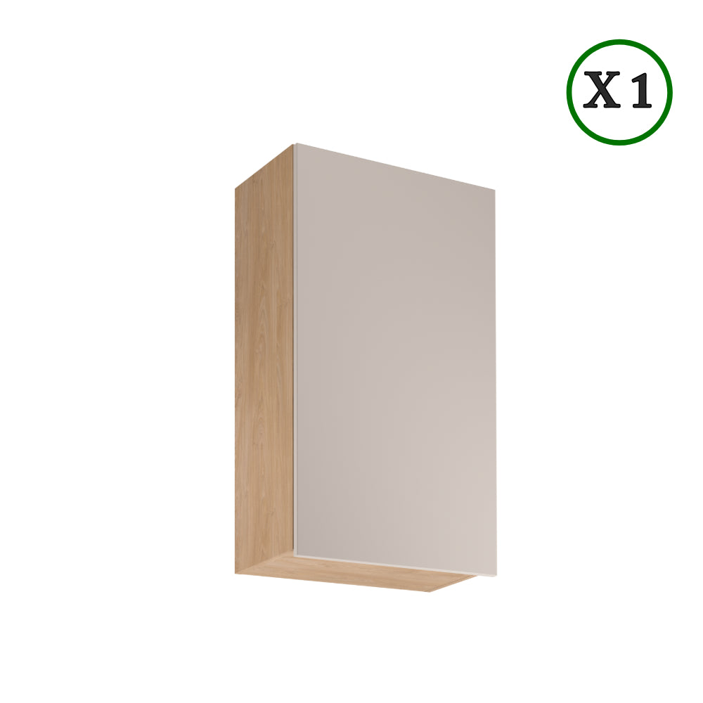 Küchenzeile - Sorento - Beige & Sonoma Eiche (Matt) - K46-G200 cm. - ROYAL24_MARKT