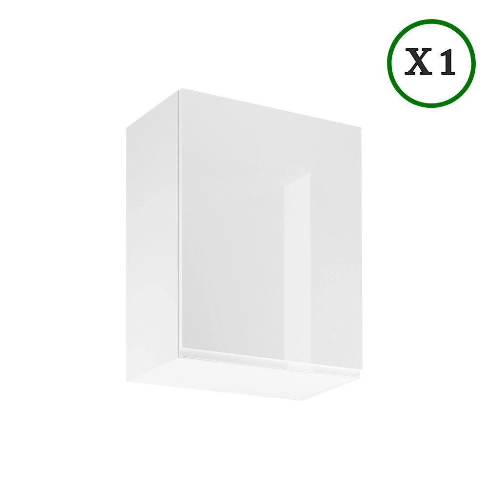 Küchenzeile - Aspen - Grau Oder Weiß (Hochglanz) - K36-G200 cm - ROYAL24_MARKT
