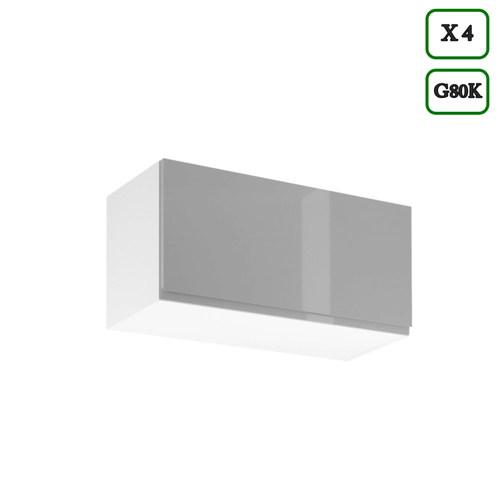 Winkelküche K92-G350 - Aspen Grau - Schlicht, funktional und elegant - ROYAL24_MARKT