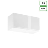 Küchenzeile - Aspen - Weiß (Hochglanz) - K47-G360 cm. - ROYAL24_MARKT