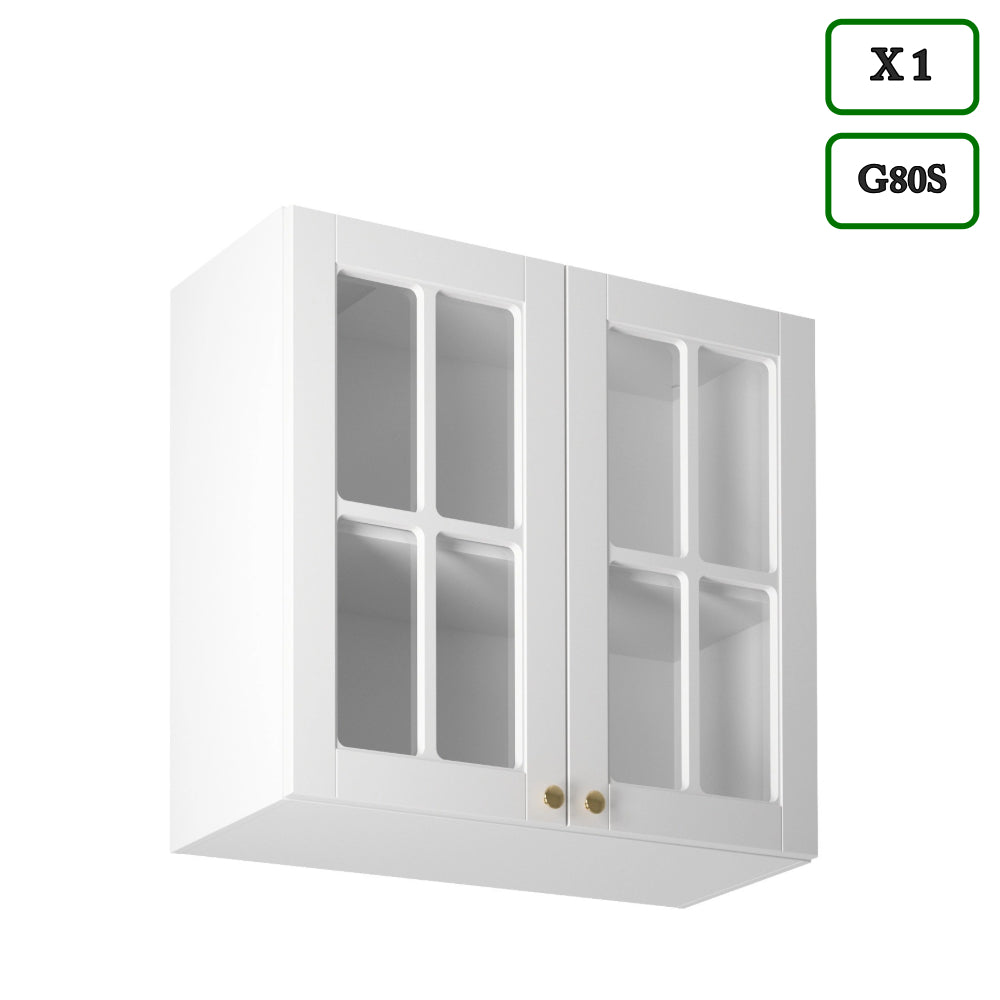 Küchenzeile Mit Insel - Linea - Weiß (Matt) - K2-G340 cm. - ROYAL24_MARKT