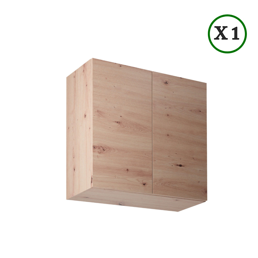 Küchenzeile - Langen - Artisan Eiche & Grau (Matt) - K14-G140 cm