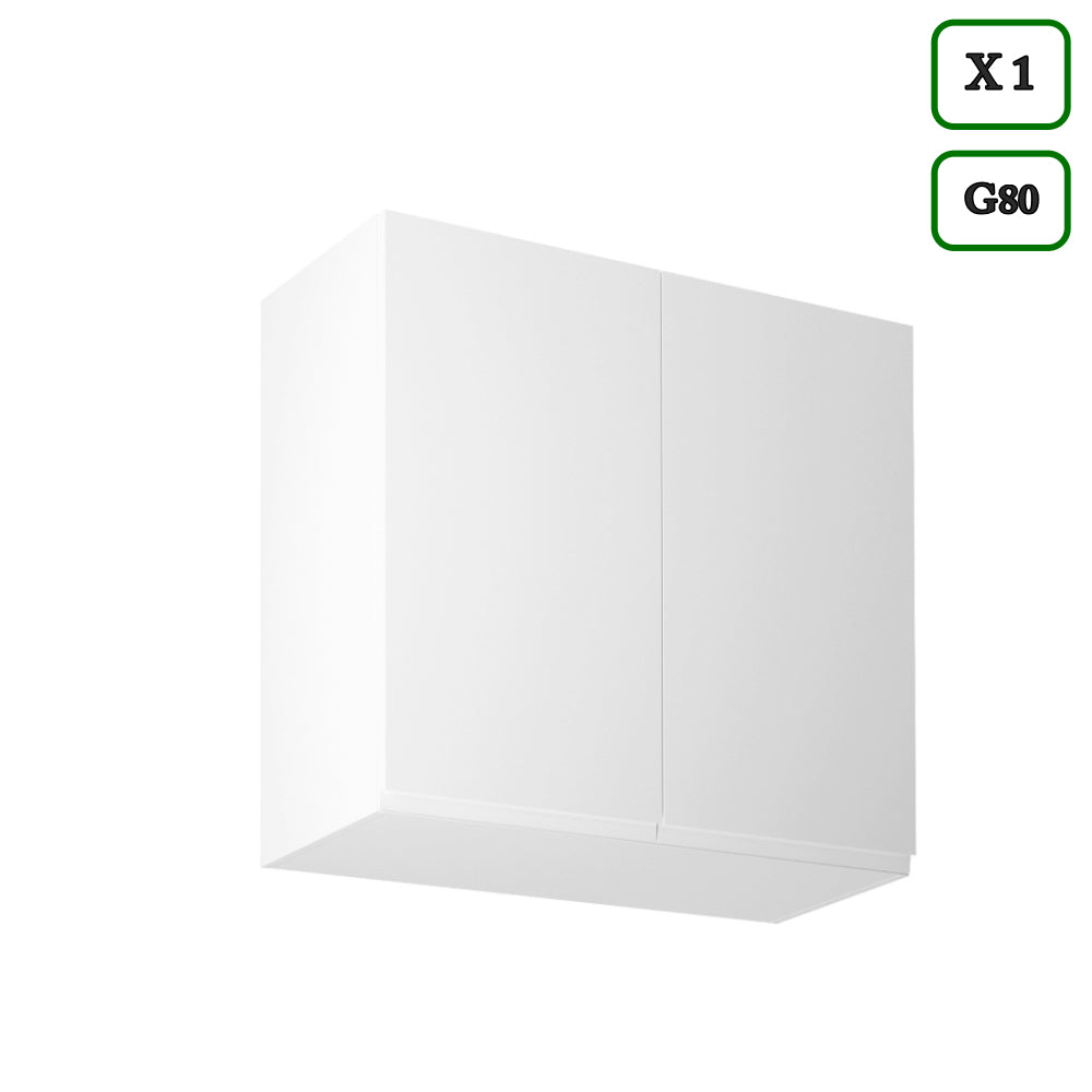 Küchenzeile K101-G240 - Aspen Weiß - Stilvoll kochen auf kleinem Raum - ROYAL24_MARKT