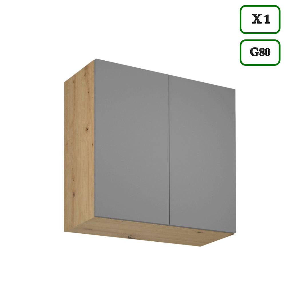 Küchenzeile K98-G280 - Langen Beige - Raumeffizienz mit Charakter - ROYAL24_MARKT