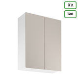 Küchenzeile - Sorento - Weiß Beige (Matt) - K58-400 cm - ROYAL24_MARKT