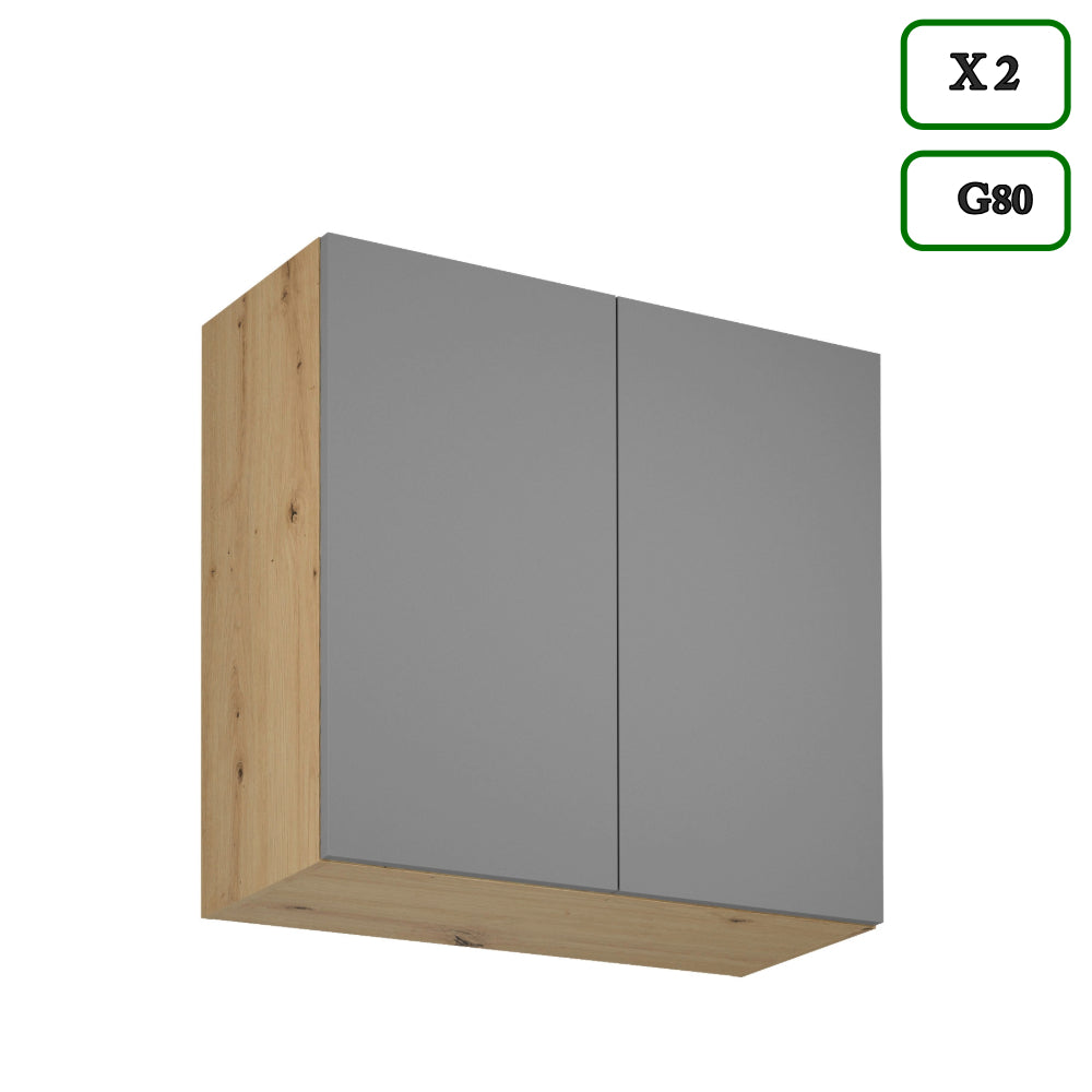 Küchenzeile K97-G260 - Langen Beige - Smart geplant für maximalen Nutzen - ROYAL24_MARKT