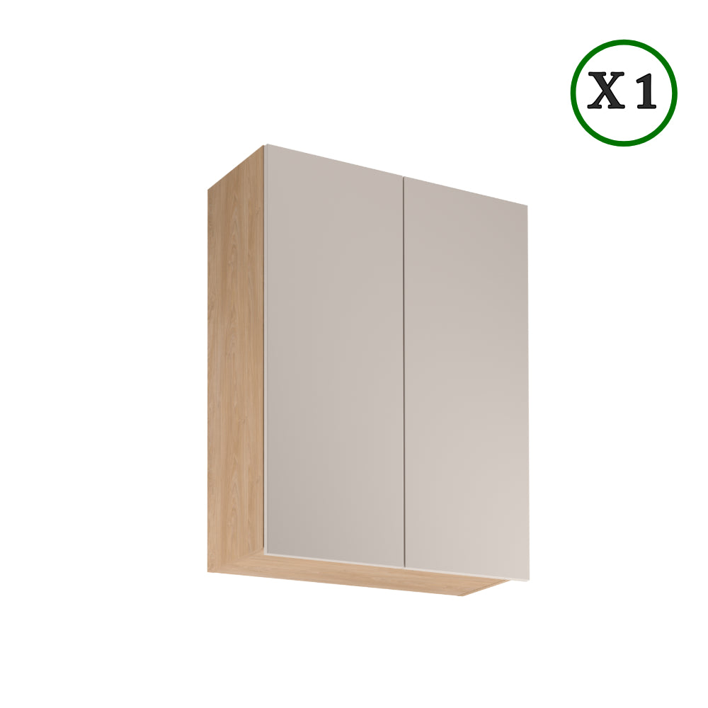 Küchenzeile - Sorento - Beige & Sonoma Eiche (Matt) - K46-G200 cm. - ROYAL24_MARKT