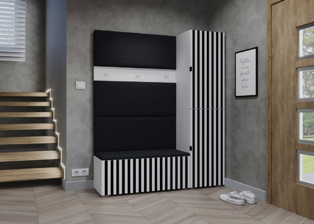 ROYAL24_MARKT Garderoben-Set - Innovative Garderobenlösungen / Moderne Schränke . ( Komplett Set 7 -St. Premium - VI1 )